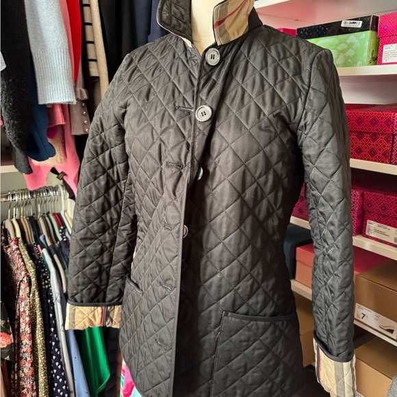 Burberry Brit “Cavalry” Diamond-Quilted Jacket - Picture 7 of 9